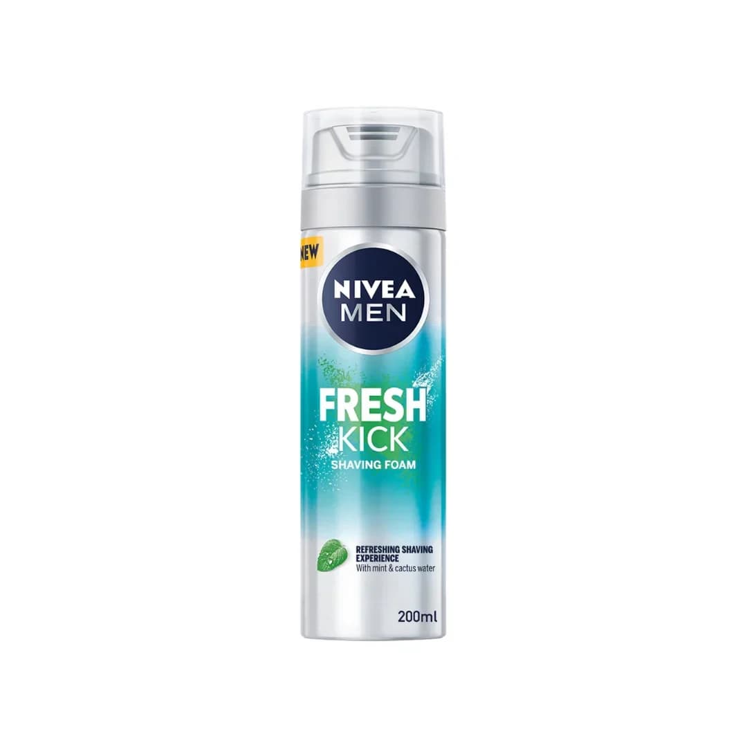 NIVEA FRESH&KICK SHAV.FOAM 200M