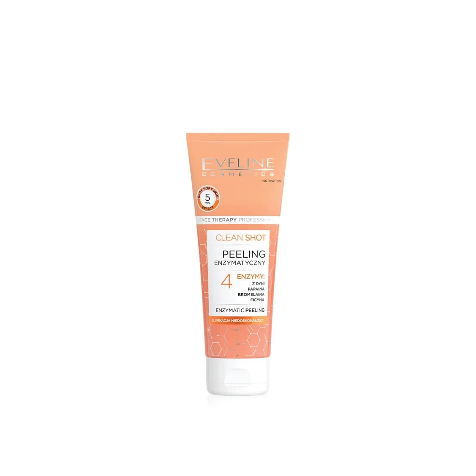 EVELINE CLEAN SHOT ENZYMATIC PEELING GEL 75 ML