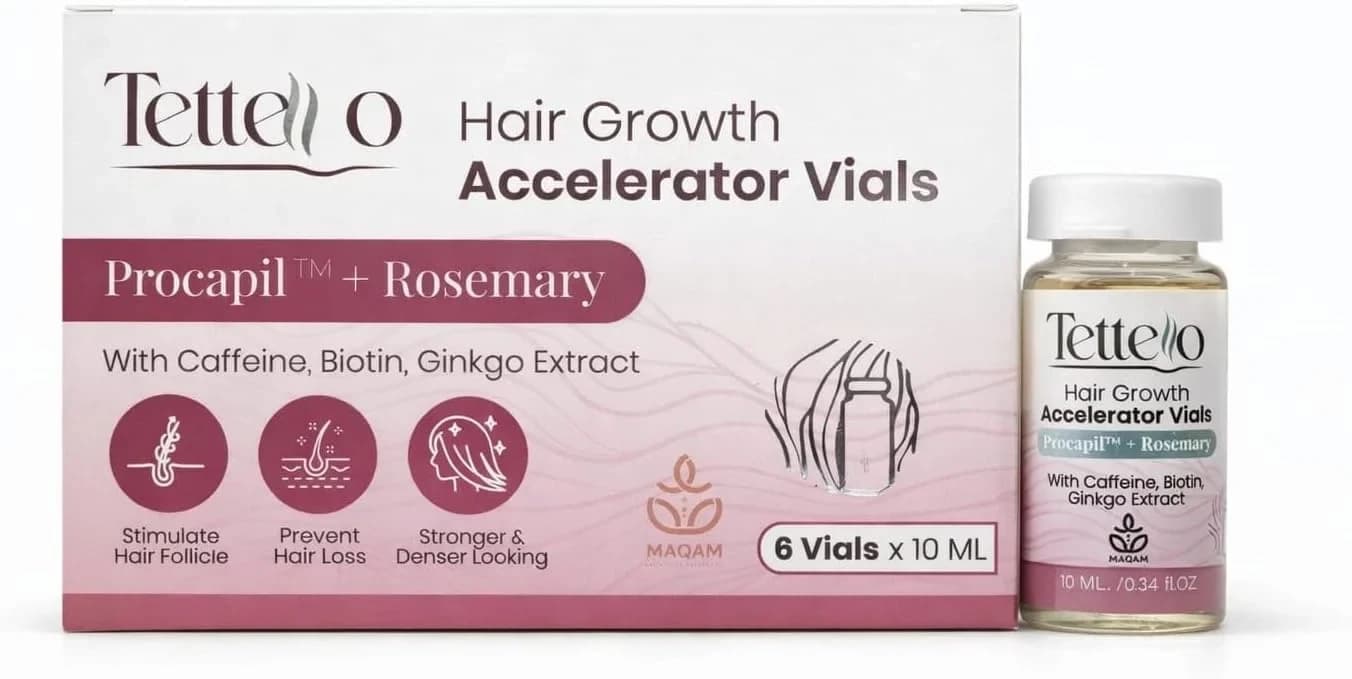 TETTELLO HAIR GROWTH WITH CAF+BIO+GIN 12VIAL *10ML
