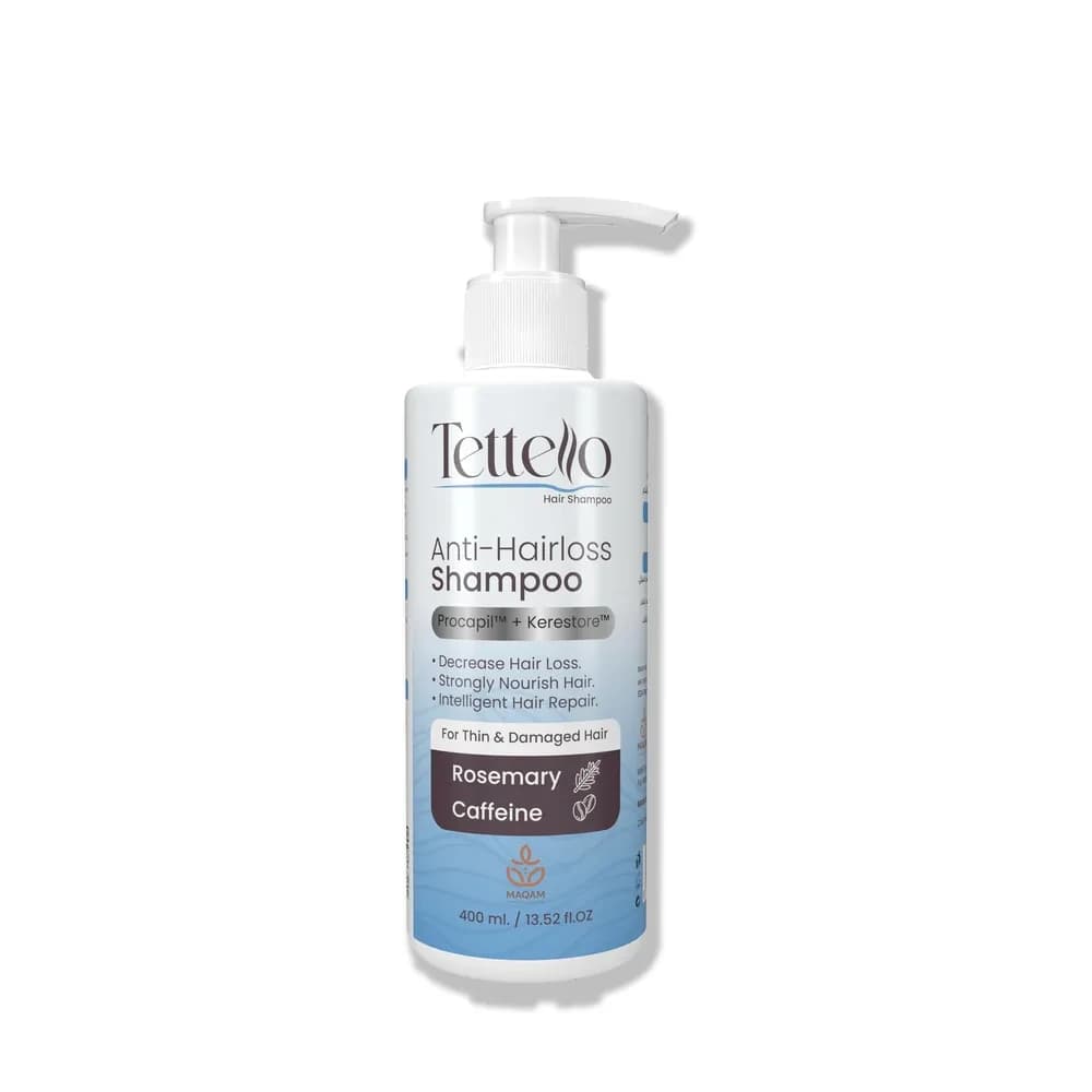 TETTELO ANTI HAIR LOSS SH FOR THIN&DAM WITH ROS+CAF 400ML