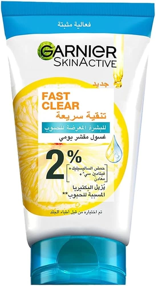 GARNIER FAST LEAR ACNE PRONE SKIN WASH 150ML