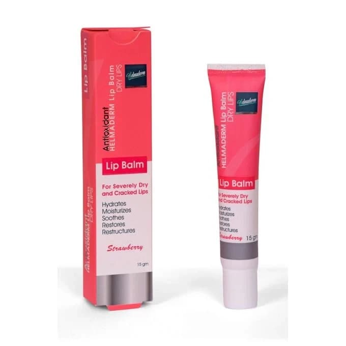HELMADERM LIP BALM STRAWBERRY 15 GM