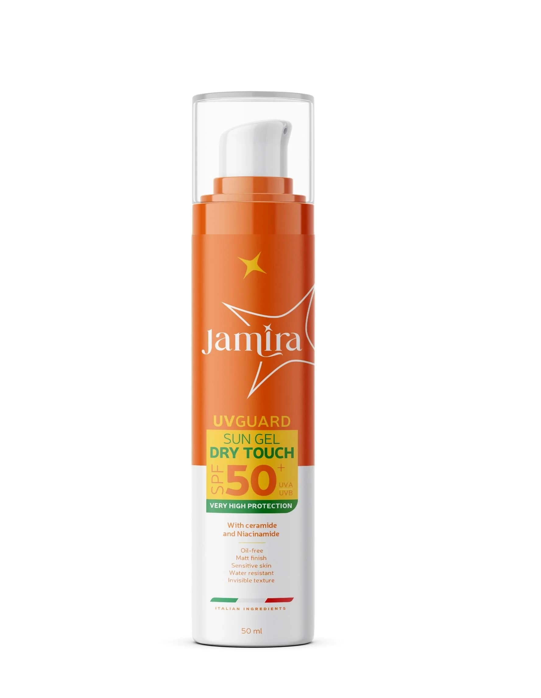 JAMIRA SUN SCREEN GEL OILY SKIN SPF50/ 50 ML