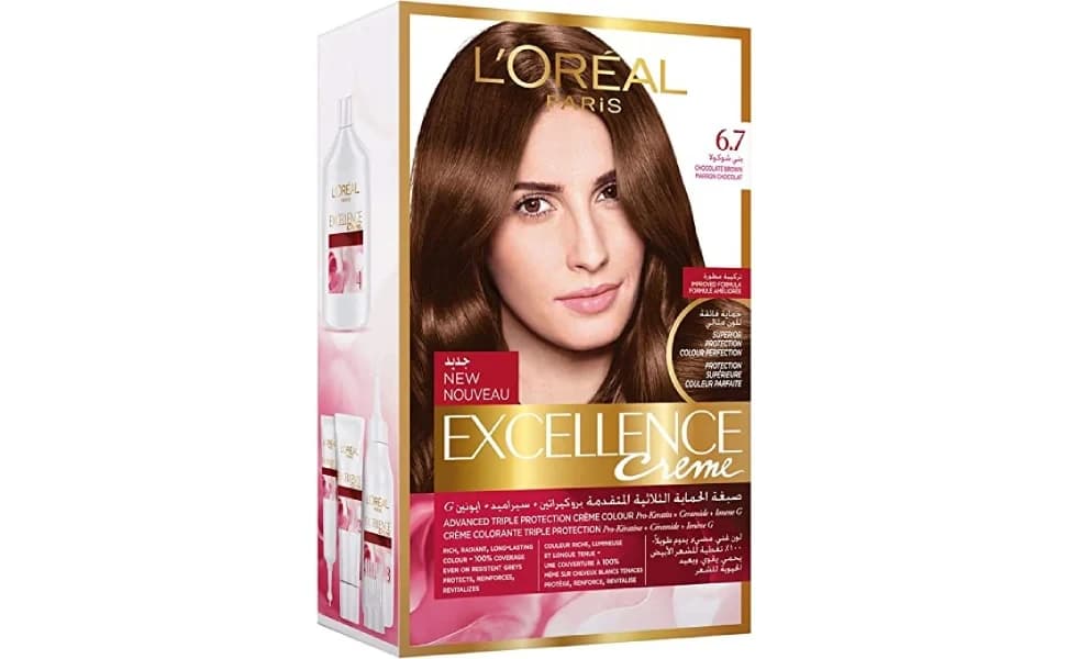 LOREAL EXCELLENCE HAIR COLOR CREAM /6.7