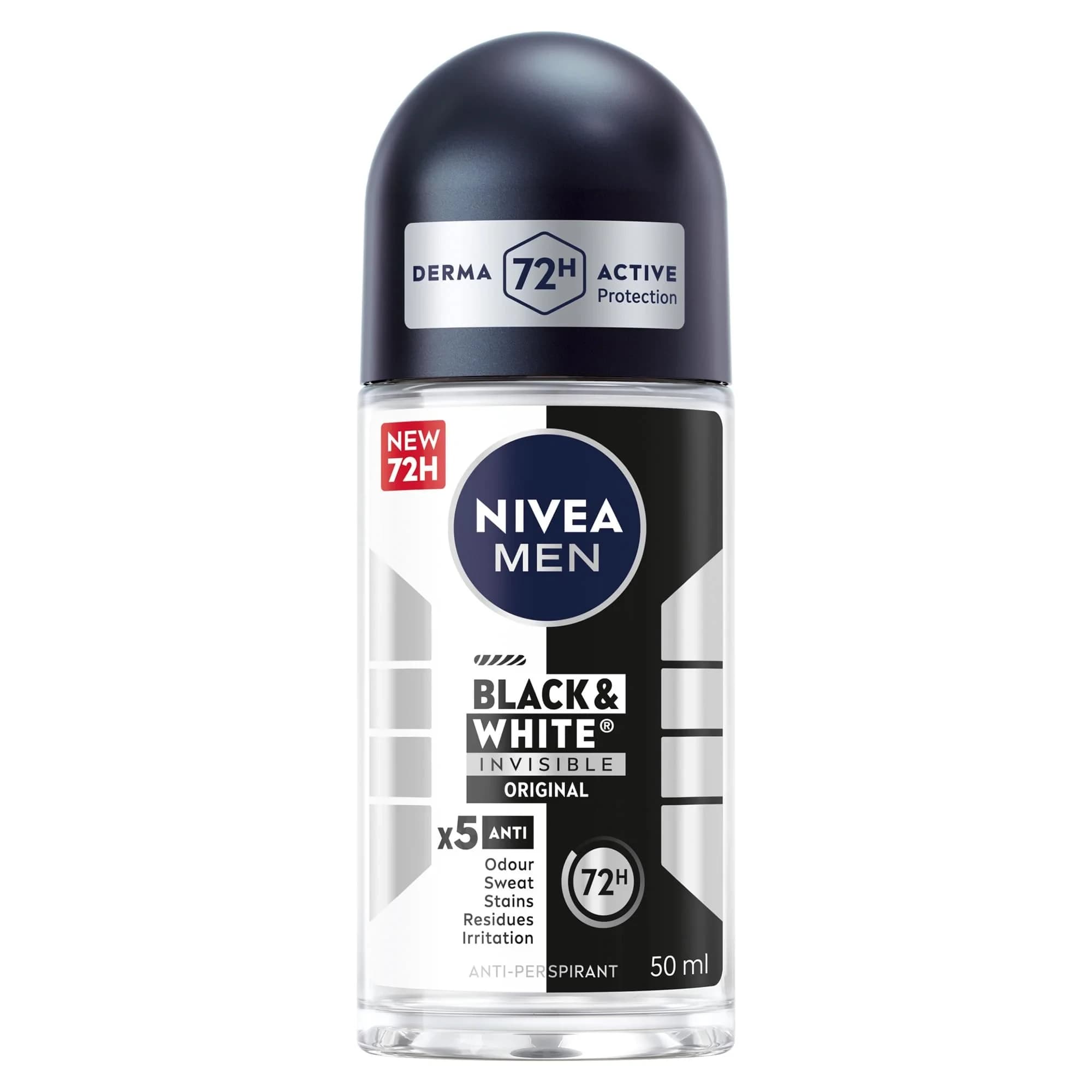 NIVEA B&W ORIGINAL DEO.R.ON F/M 50M
