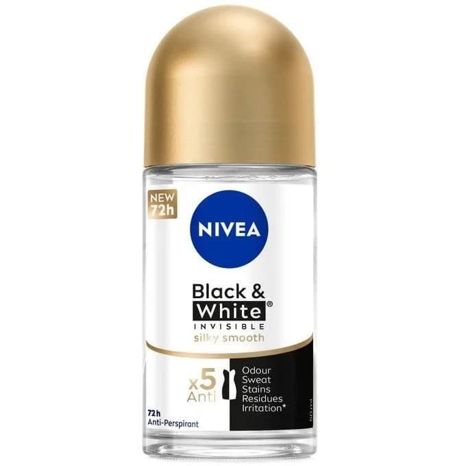 NIVEA B&W SILKY SMOOTH DEO.R.ON F/W 50M