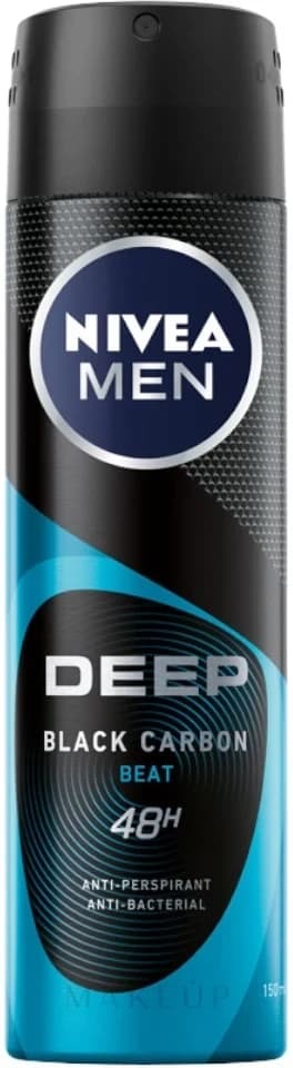 NIVEA DEEP BLACK CARBON BEAT R.ON F/M 50M15%@