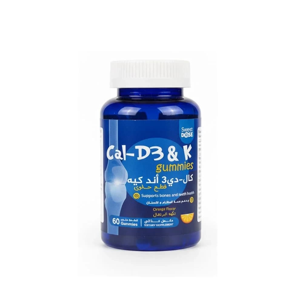 SWEET DOSE CAL-D3&K  60GUMMIES ( 1+1 ) OFFER